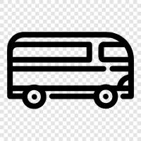 Schulbus, Shuttlebus, Privatbus, Minibus symbol