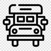 School Buses, School Transportation, School Bus Rides, School Bus Drivers icon svg