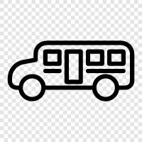 School Buses, School Transportation, School Routes, School Bus Safety icon svg
