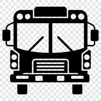 School Buses, School Bus Drivers, School Bus Safety, School Bus R icon svg