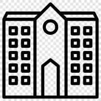 school, school building construction, school construction, school construction project icon svg