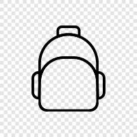 school, student, backpack, school bag icon svg