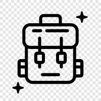 school, student, backpack, school supplies icon svg