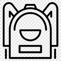 school, backpack, school supplies, back to school icon svg