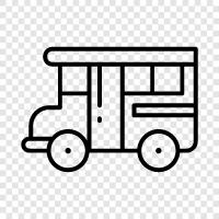 School, Bus, Transportation, School Supplies icon svg