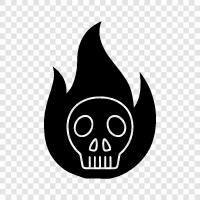 school fire, school burn, school arson, burning school icon svg