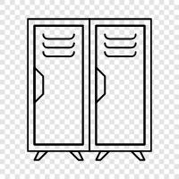 school, school locker, locker, storage icon svg