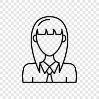 school girl uniforms, school skirts, school uniforms, School girl icon svg