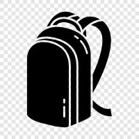 school, backpack, school supplies, back to school icon svg