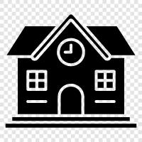 school, architecture, modern, design icon svg