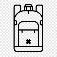 school, back, tote, school supplies icon svg