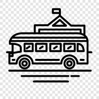 School, Transportation, School Bus Driver, School Bus Routes icon svg