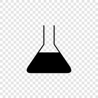 scientific apparatus, laboratory equipment, glassware, Erlenmeyer Flask icon svg