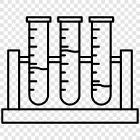 scientific equipment, laboratory supplies, test tubes Значок svg