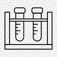 scientific equipment, laboratory, scientific, test tubes icon svg