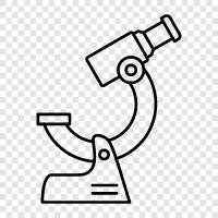 scientific instrument, magnifying glass, microscope slide, microscope camera icon svg