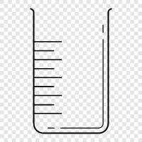 Scientific Instrument, Glass, Trough, Scale icon svg