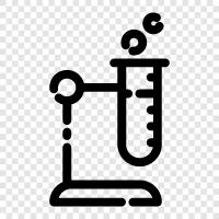 scientific, equipment, chemicals, research icon svg