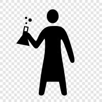 scientist, physicist, chemist, biologist icon svg