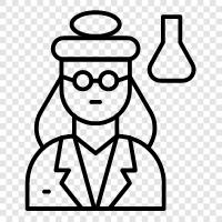 scientist, scientist career, scientist education, scientist research icon svg