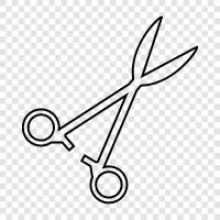 scissors, cut, paper, cutting icon svg