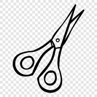 scissors, hair cutting, hair, beauty icon svg