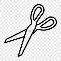 scissors, fabric, fabric scissors, fabric cutting icon svg