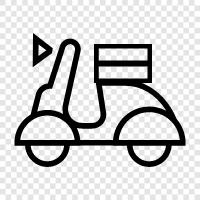 Roller, Motorrad, Motorisiert, Elektrisch symbol