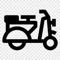 scooter, moped, motorcycle, motorcycles icon svg