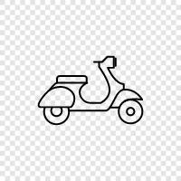 scooters, motor scooters, electric scooters, gas scooters icon svg