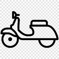 scooters, motorbike, Italian, motorcycle icon svg