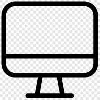 screen, monitor, televisions, LCD icon svg