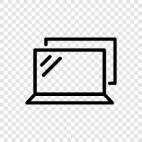 Screen Sharing, Remote Desktop, Windows 10, Windows 8 icon svg