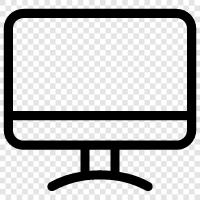 screens, monitors, displays, televisions icon svg