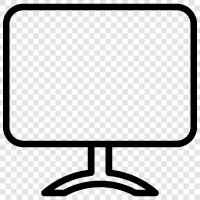 screens, monitors, televisions, flat screens icon svg