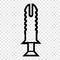 screwdriver, screwdriver bit, screws, screws for furniture icon svg