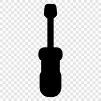 screwdriver set, screwdriver bit, screwdriver socket, screwdriver handle icon svg