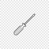 screwdriver set, screwdriver handle, screwdriver bits, screwdriver extension icon svg