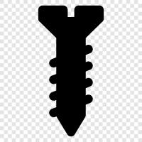 screws, bolt, nut, screwdriver icon svg