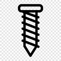 screws, screwdriver, screwdriver bit, screwdriver set icon svg