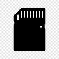 SD Memory Card, SD Card reader, SD Card icon svg