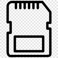 SDHC Card, SDXC Card, High Capacity SD Card, SD Card icon svg