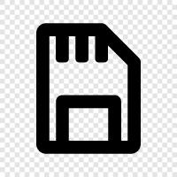 SDHC, SDXC, SDIO, Memory Stick icon svg