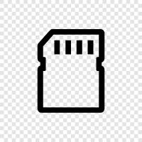 SDHC, SDXC, Card, Storage icon svg