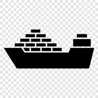 seafaring, water, ocean, cargo icon svg