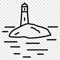 seashore landscape, lighthouse gardens, lighthouse gardens seashore, lighthouse icon svg