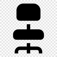 seating, office, desk, chair icon svg