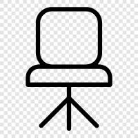 Seating, Furniture, Office, Room icon svg