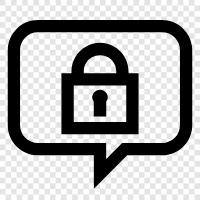 Secure Messaging, Secure Chat, Encrypted Chat, Private Chat icon svg