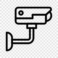 security, surveillance, recording, monitoring icon svg